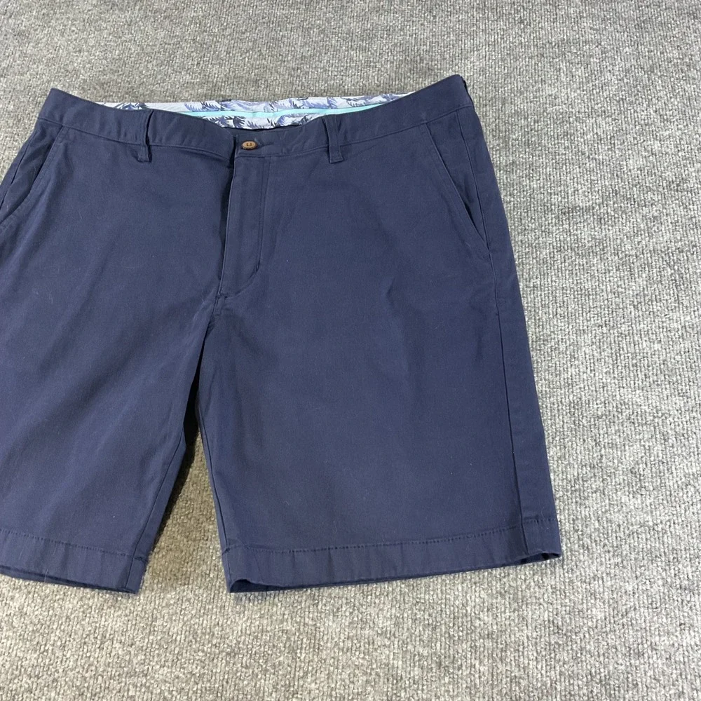 Tommy Bahama IslandZone Shorts Mens 38 Navy Performance Stretch Casual Golf